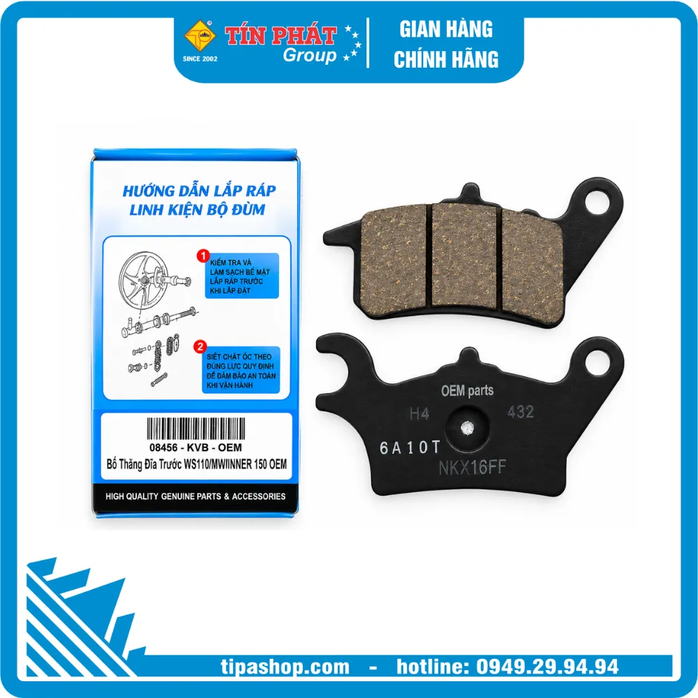 Bố Thắng Đĩa Trước WS110/WINNER 150 OEM